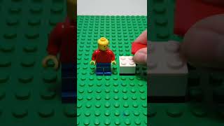 I BLEW up a LEGO MAN lego legostopmotion satisfying shorts [upl. by Odlo]