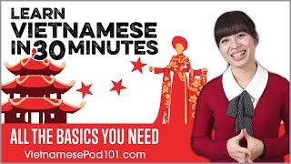 Learn Vietnamese in 30 Minutes  ALL the Basics You Need [upl. by Naujek]