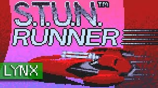 STUN Runner  Atari Lynx [upl. by Lasser]