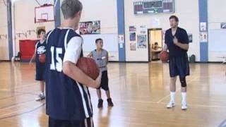 Great Youth Basketball Passing and Ball Handling Drill [upl. by Ellednek660]