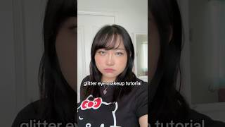 glitter eye makeup tutorial [upl. by Myer]