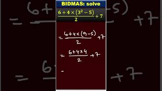 A Nice math Olympiad BIDMAS short olympiad viralshorts viralmath PIMDAS [upl. by Olympe]