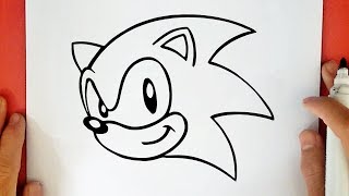 HOW TO DRAW SONIC [upl. by Niwre]