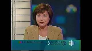 Le Téléjournal  Céline Galipeau  SRC  2004  En Bref [upl. by Aihsitan816]