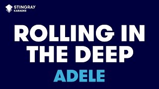 Adele  Rolling In The Deep Karaoke with Lyrics [upl. by Yznil828]