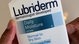 Lubriderm Lotion Unboxing [upl. by Noemys]