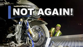 HARLEY BREAKDOWN  In a Remote Ghost Town  MOTORCYCLE Tiny Living Camper S3 EP4 [upl. by Snebur]