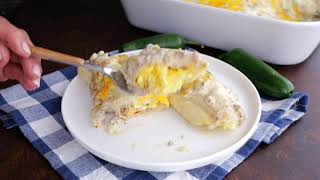 Southern Breakfast Enchiladas with Sausage Gravy [upl. by Nivonod]