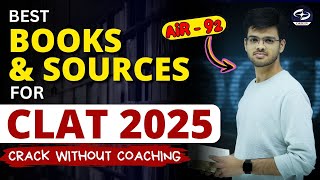 Best books for clat preparation 2025  Books for CLAT  clat books amp sources  Abhyuday Pandey [upl. by Chapa]