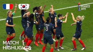 France v Korea Republic  FIFA Women’s World Cup France 2019  Match Highlights [upl. by Irrab394]