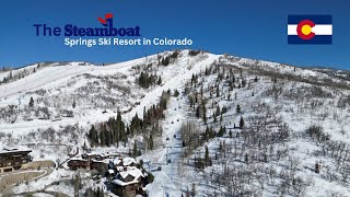 The Steamboat Springs Ski Resort in Colorado [upl. by Downe]