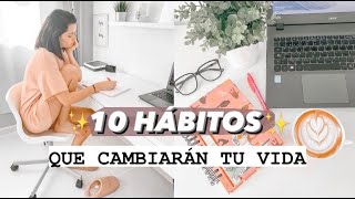 10 HÁBITOS QUE CAMBIARAN TU VIDA  COMO SER PRODUCTIVO  🧡 Jessi Franquet 🧡 [upl. by Enoval]