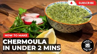 How To Make Chermoula In Under 2 Minutes  Ep 559 [upl. by Odlauso937]