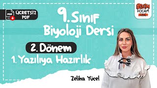 9Sınıf  Biyoloji  2Dönem  1Yazılıya Hazırlık  Organeller ve Madde Geçişi  Zeliha Yücel 2024 [upl. by Orpheus]