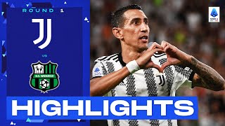 Juventus 30 Sassuolo  Goals and Highlights Round 1  Serie A 202223 [upl. by Studner200]