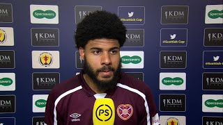 Ellis Simms on making the Scottish Cup final with Hearts [upl. by Clein917]