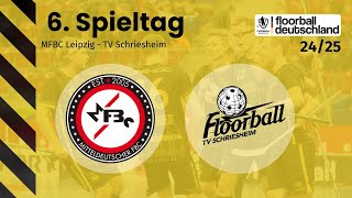 MFBC Leipzig  TV Schriesheim  6 Spieltag  1 FloorballBL Herren 2425 [upl. by Jaunita]