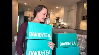 Black Friday Haul Part TWO  DAVIDsTEA Unboxing  Dec 2020 [upl. by Inahteb]