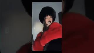 Amazing Huge Fur Coat furs winterfashion winter [upl. by Atiuqrehs723]