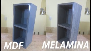 DIFERENCIA ENTRE MDF Y MELAMINA Con ejemplos  LUIS LOVON [upl. by Dobbins838]