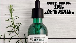 the body shop tea tree antiimperfection daily solution review [upl. by Sabas]