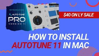 Auto Tune 11 Pro Running on Mac with Our 40 Remote Installation [upl. by Gut]