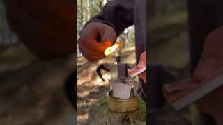 Kaffe im Wald ☕️ 🌲 survival bushcraft camping outdoors [upl. by Ayatal212]