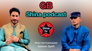 Shina podcast  ashiqana program Abdul raiof badnaseeb  gb singing  Shina tv [upl. by Nicolea735]