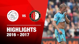 Highlights  Ajax  Feyenoord  Eredivisie 20162017 [upl. by Nylsaj]