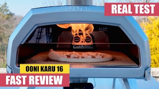 FAST REVIEW  Ooni Karu 16 REAL Test With BOTH Doors [upl. by Gathers641]