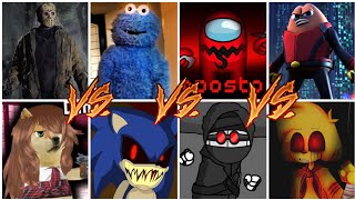 Versus de 8 Personajes Pedido Por BagmanMyersmn8 [upl. by Ddal980]