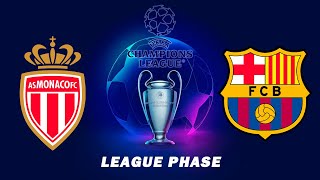 MONACO x BARCELONA  League Phase of Champions League 2425  FIFA 23 [upl. by Hsreh]