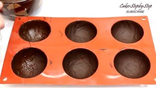 How To Make A Chocolate Sphere Chocolate Technique [upl. by Sibelle]