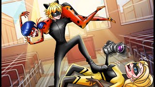 Chat Noir Defeats Chloé Bourgeois To Rescue Ladybug  Funny Animation  MIRACULOUS THE MOVIE [upl. by Karilla179]