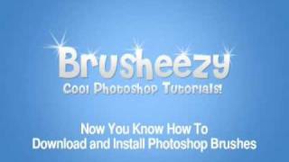 How To Download and Instal Photoshop Brushes From Brusheezycom [upl. by Babbette]