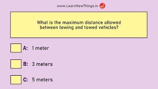 30 Frequently Asked Learners License Test Questions  RTO Exam Practice  Road Signs  India  LLR [upl. by Ahsietal]