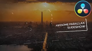 Awesome Parallax Slideshow ★ DaVinci Resolve Templates ★ [upl. by Clayton]