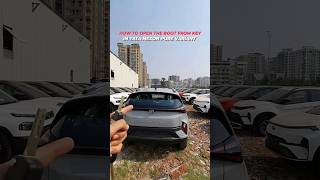 How to Open the Boot from Key in Tata Nexon Pure 🤔💯 shorts tatanexon2024 [upl. by Ahsiekal]