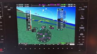 TBM 900 Garmin G1000 Synthetic Vision Landing [upl. by Adian]