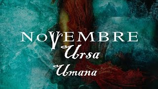 Novembre  Umana lyrics video from Ursa [upl. by Eedeed]