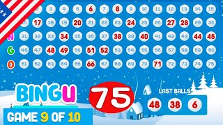 BINGO GAME CANAL  BINGO CALLER  ENGLISH VOICE [upl. by Vona]