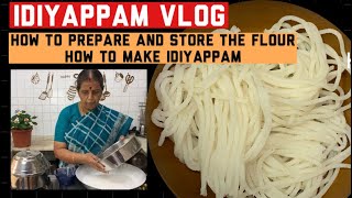 Idiyappam  Preparation amp storage of idiyappam flour  Making of idiyappam by Revathy Shanmugam [upl. by Hite]