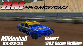 RM promotions 2L saloon stock cars  mildenhall 040224 [upl. by Imojean]