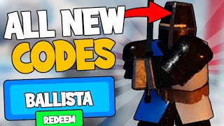 ALL BALLISTA CODES April 2023  ROBLOX Codes SECRETWORKING [upl. by Colville]