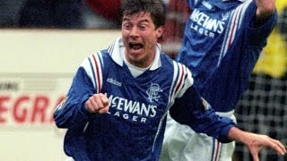 Brian Laudrup scores to make it 9 in a row for Rangers [upl. by Pizor]