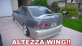 Altezza Wing Install 1JZ IS300 [upl. by Teece]