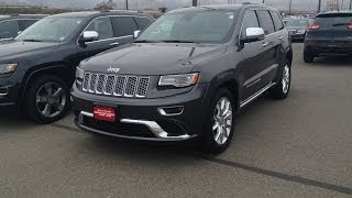 2014 Jeep Grand Cherokee Summit 4x4 57L Hemi Start Up In Depth Tour and Review [upl. by Noivaz]