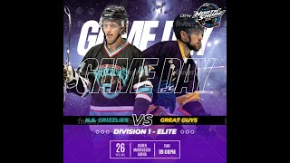 Div 1 Elite  Great Guys vs Grizzlies [upl. by Medardas]