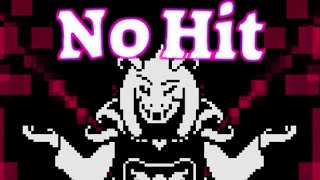 Undertale  No Hit Asriel Dreemurr Phase 1 Phase 2 No Deaths [upl. by Merriam417]