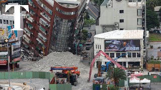 LIVE Taiwan earthquake Rescue efforts continue in Hualien [upl. by Ayel]